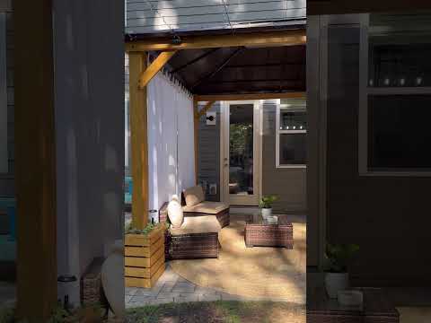 DIY 11x11 Hip Roof Wood Gazebo Installation