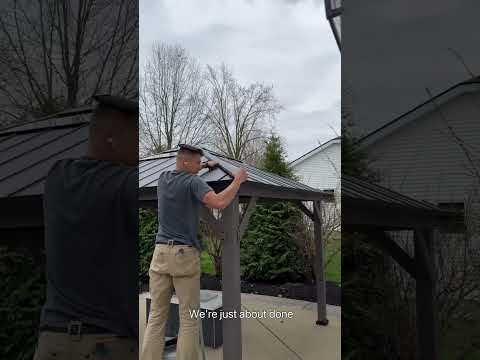 Built an 11x13 Gazebo in ONE DAY?! So Easy with SUNJOY
