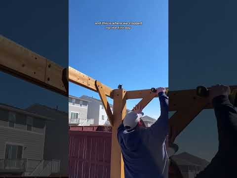 DIY 11x11 Hip Roof Wood Gazebo Installation