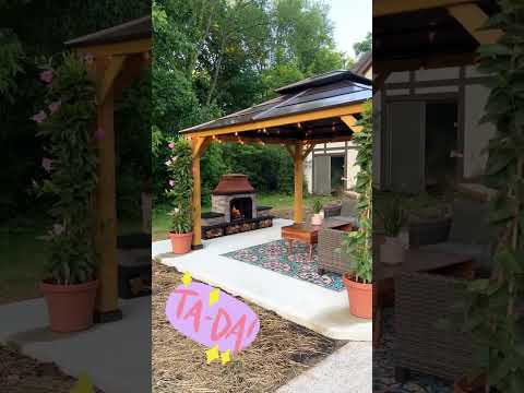 DIY Patio Cover & Outdoor Decor