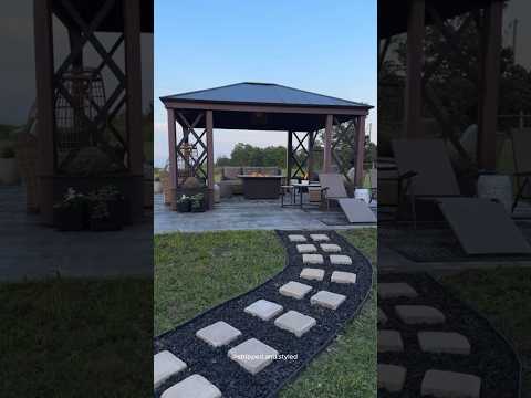 SUNJOY 13x15 Aluminum Framed Hard Top Gazebo with Planters