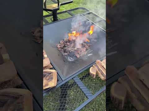 SUNJOY 38 Inch Large Outdoor Fire Pit with Adjustable Grill and Poker