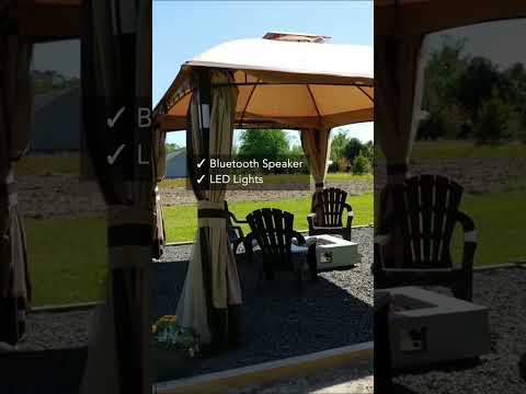 SUNJOY 11x13 Steel Patio Gazebo for Your Outdoor Living Spac
