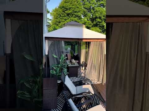 Sunjoy DIY Gazebo for Outdoor Living Room