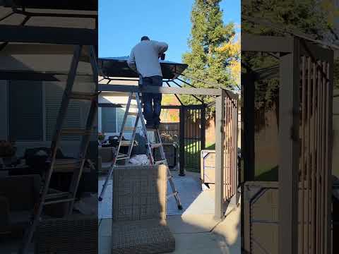 Sunjoy 11x13 Octagon Metal Gazebo Installation