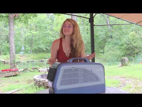 IceCove Portable Air Conditioner with 2 Power Bank for Outdoor Tents and Indoors