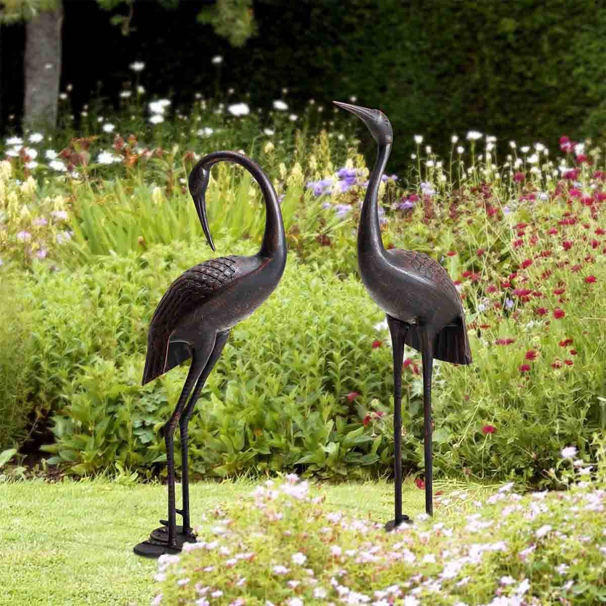 SUNJOY Bronze Cast Aluminum Crane Set.