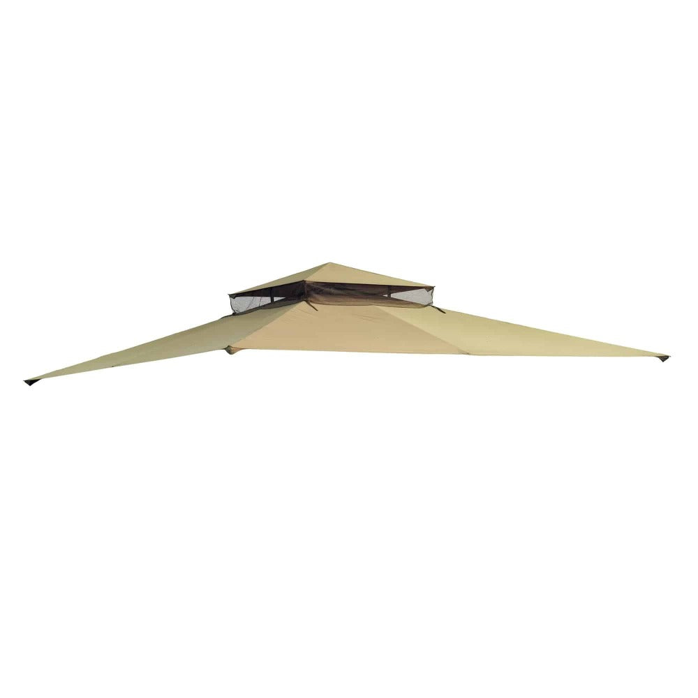 SUNJOY Khaki+Capulet Olive Replacement Canopy For Bamboo Gazebo (10X10 Ft) L-GZ136PST-8/8B Sold At Big Lots & OSJ.