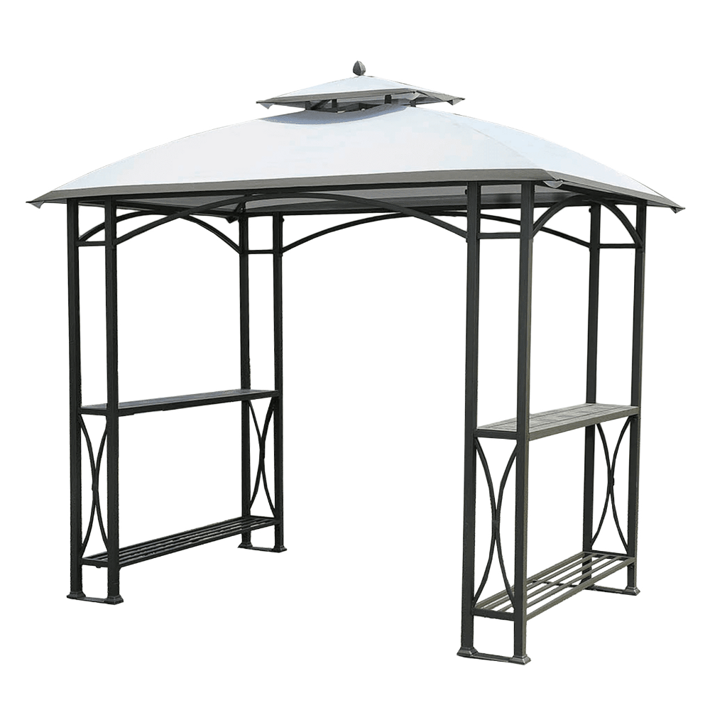 SUNJOY Sesame+Light Brown Replacement Canopy For Grill Gazebo (5X8 Ft) L-GG040PST-A Sold At Sam's.