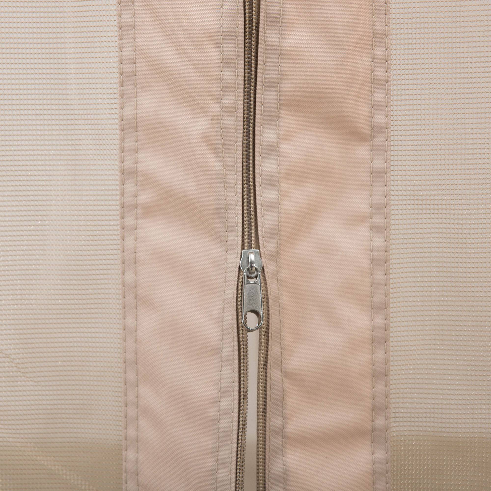 SUNJOY 10x12 Steel Patio Gazebo with Netting and Curtain.