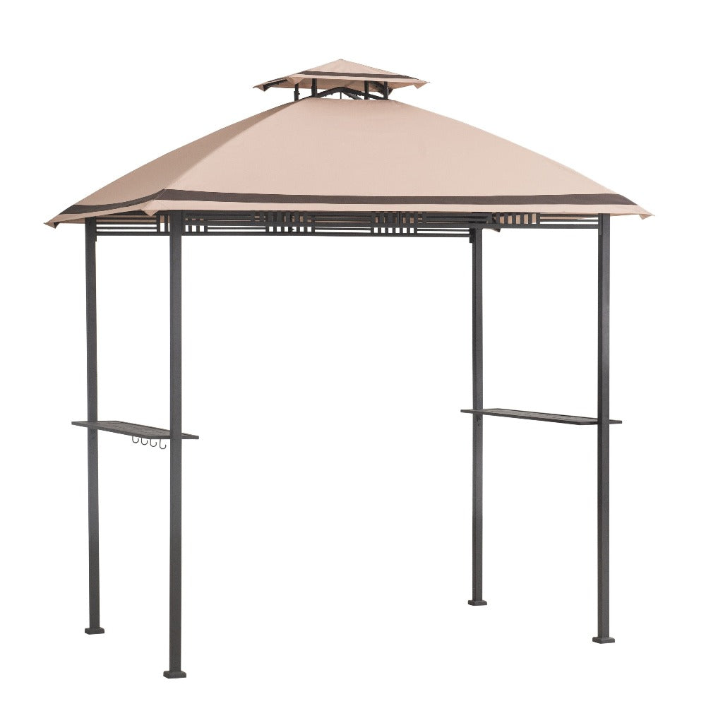 SUNJOY Sesame+Dark Brown Replacement Canopy For Gosset V.3C Grill Gazebo (8X5 Ft) A103001601 Sold At Big Lots US/Biglots.com US.