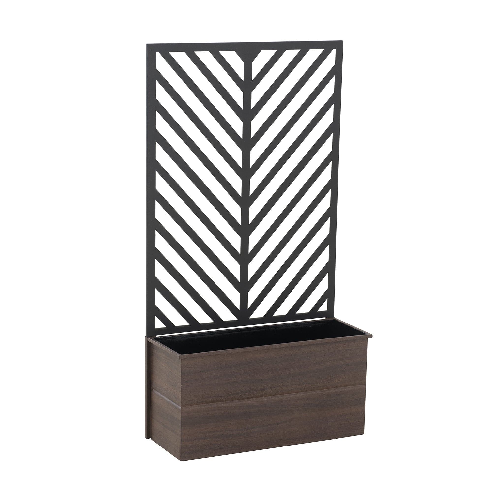 SUNJOY Raised Garden Bed with Trellis - Screen & Planter Box Combo.