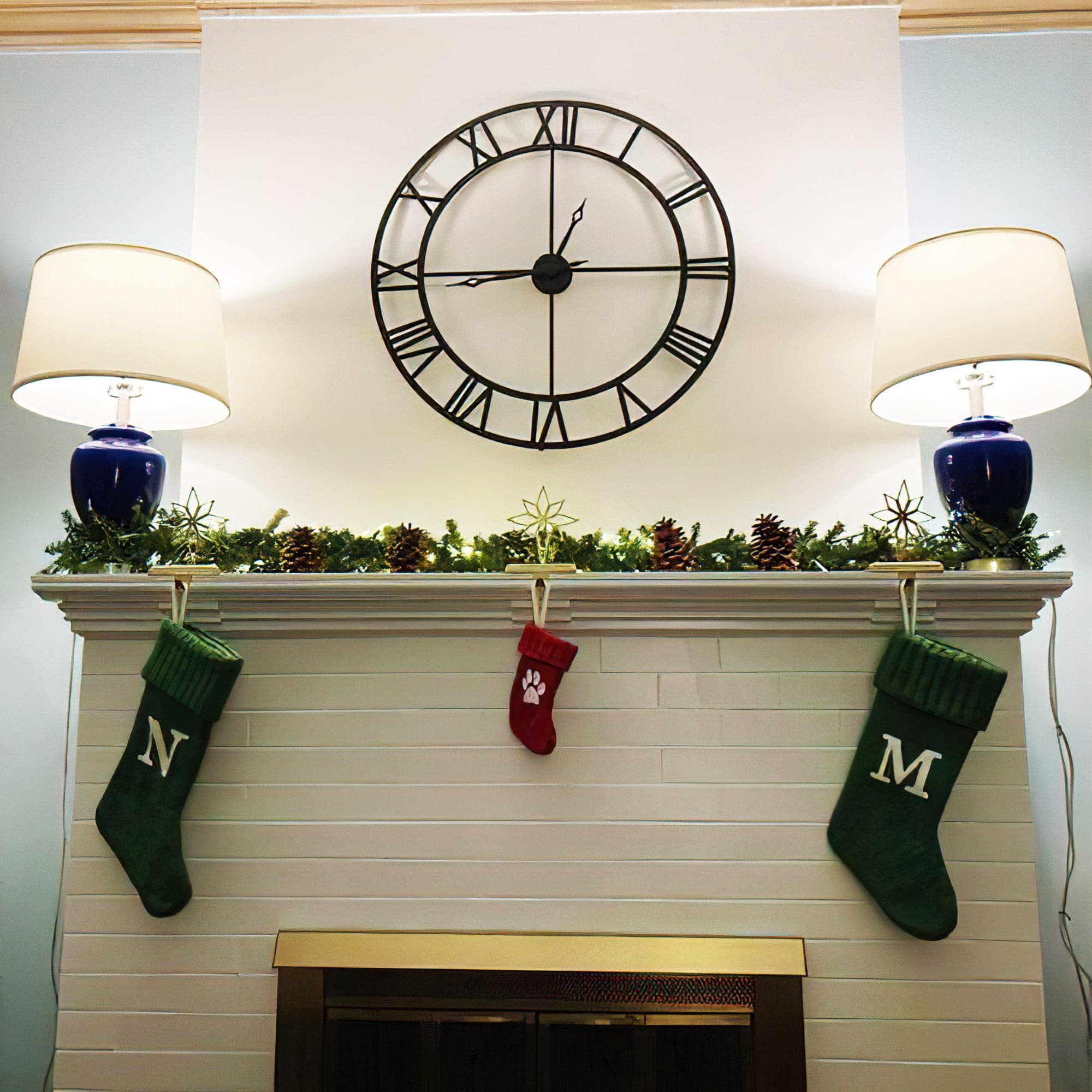 SUNJOY Black Clock Wall Decor.