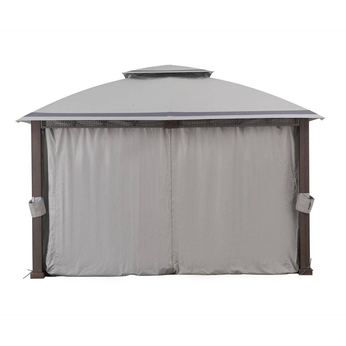 Sunjoy Outdoor Patio 11x13 Canopy Gazebo Backyard Metal Gazebo Kits for Sale.