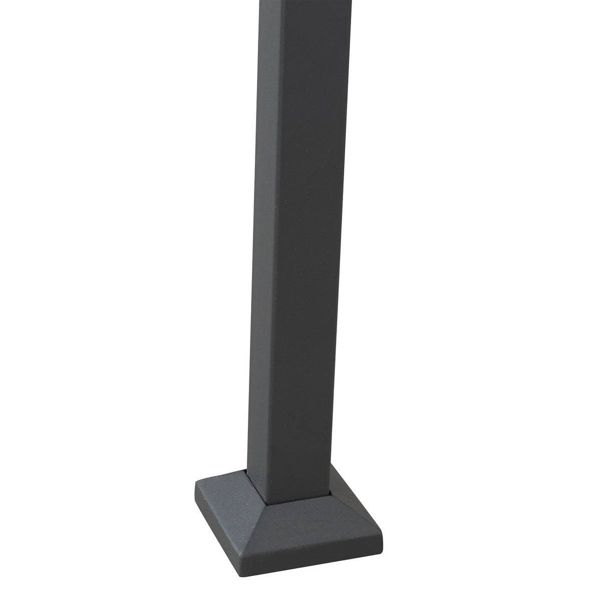 SUNJOY Outdoor Patio 5x8 Khaki 2-Tier Steel Backyard Soft Top Grill Gazebo with Bar Shelves and Hooks.