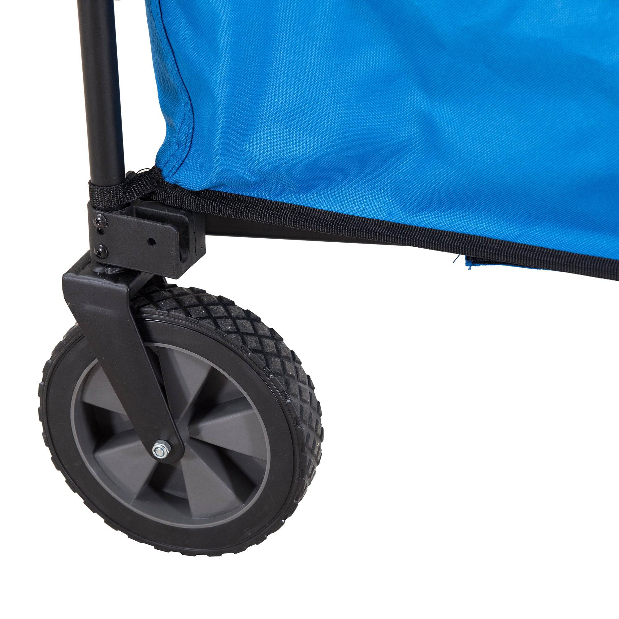 SUNJOY Collapsible Folding Wagon Cart with 255L Oversized Capacity.