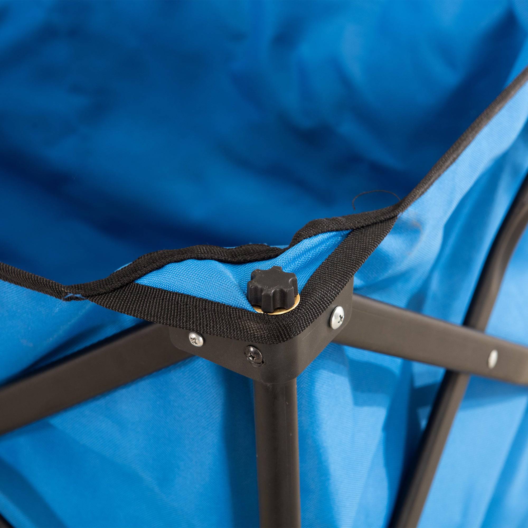 SUNJOY Collapsible Folding Wagon Cart with 255L Oversized Capacity.