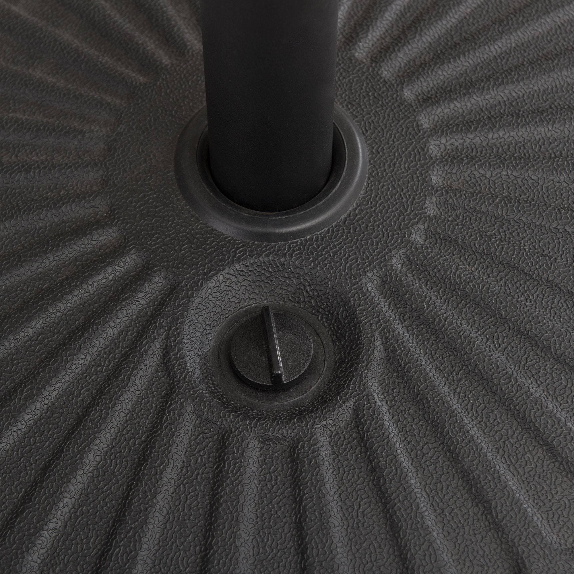 SUNJOY Universal HDPE Patio Umbrella Base - Water & Sand Inject.