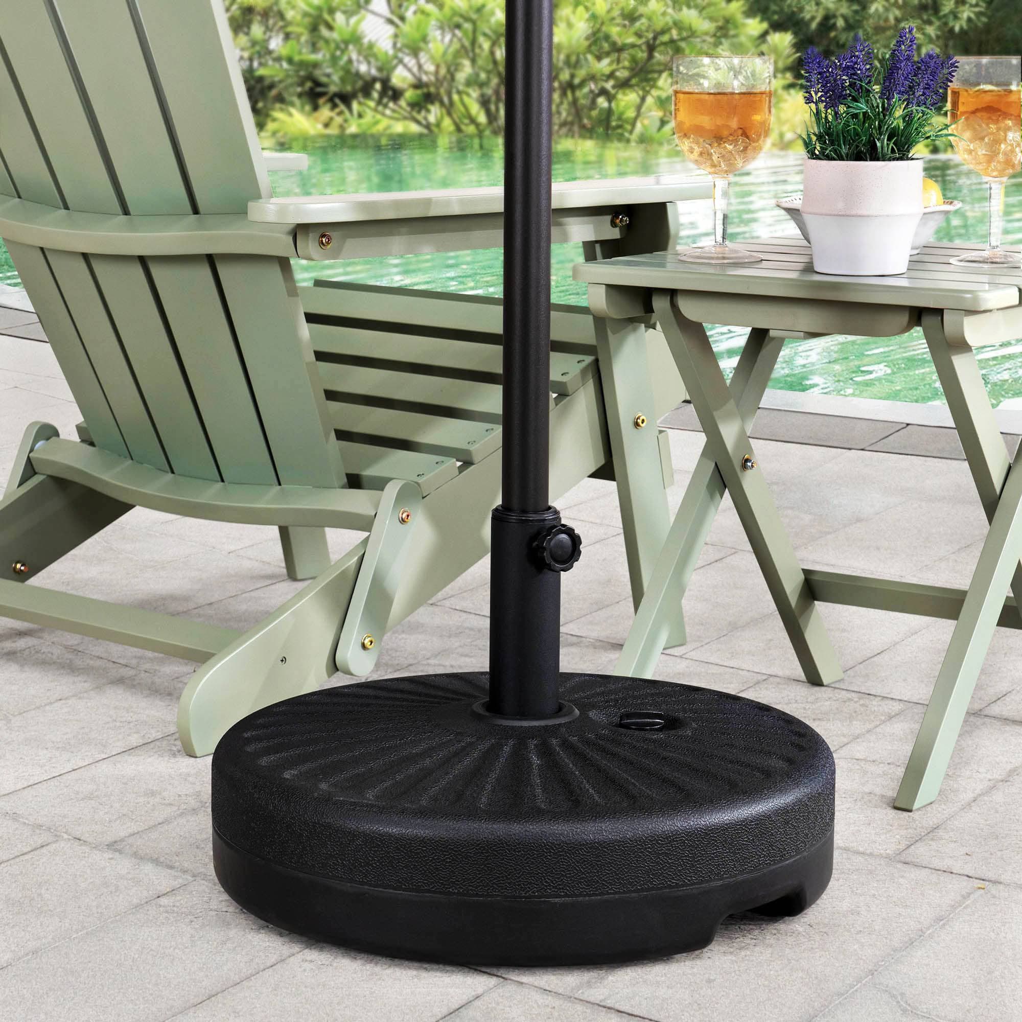 SUNJOY Universal HDPE Patio Umbrella Base - Water & Sand Inject.