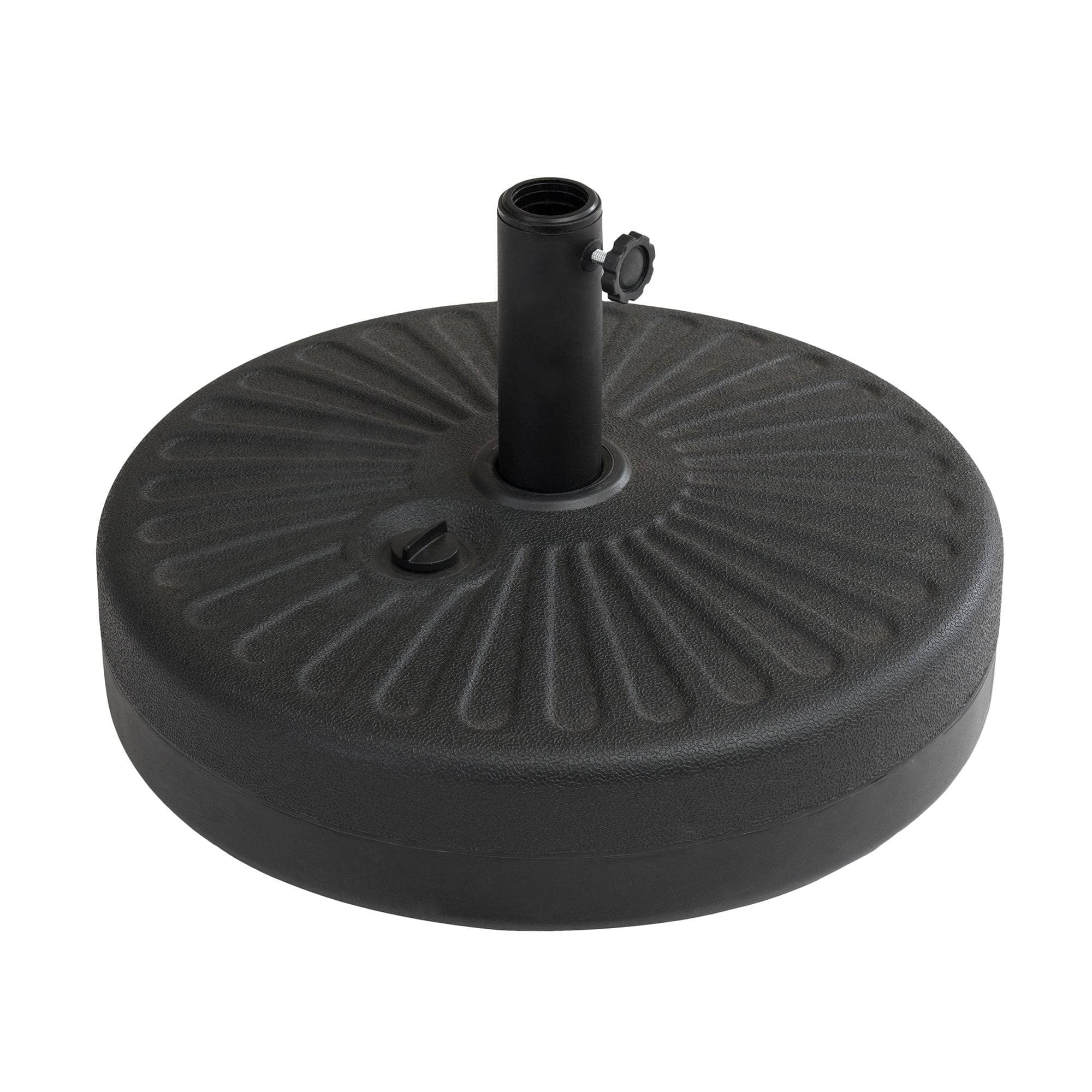 SUNJOY Universal HDPE Patio Umbrella Base - Water & Sand Inject.