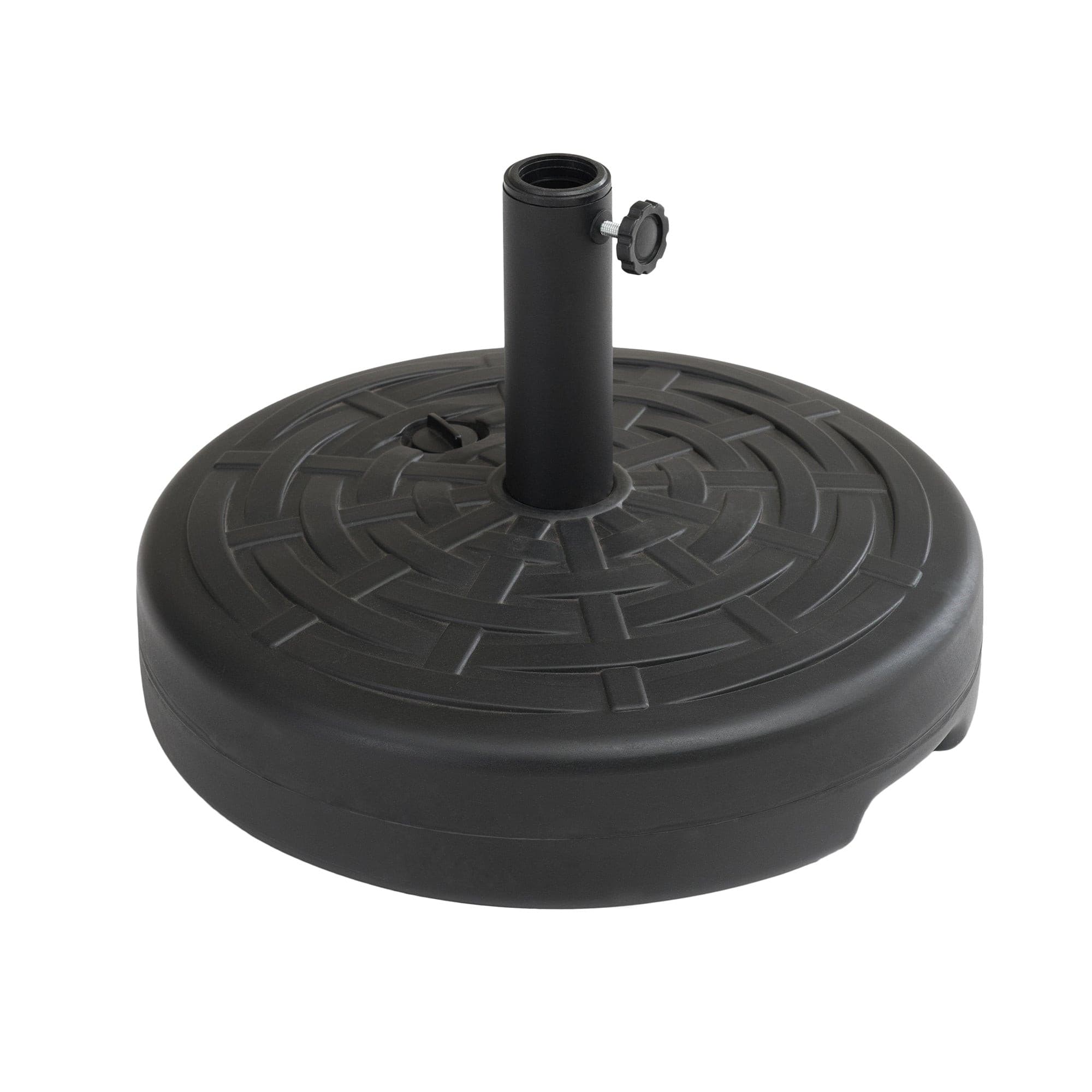 SUNJOY Universal HDPE Patio Umbrella Stand - Water & Sand Inject.