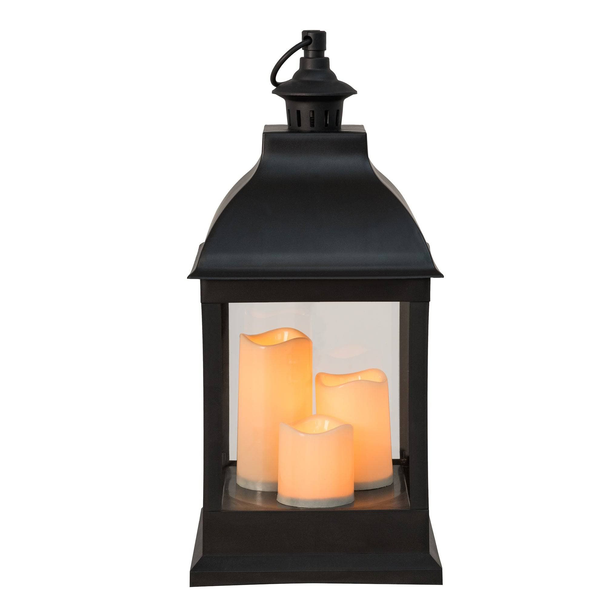 SUNJOY 20 Inch Outdoor Patio Decorative Battery Powered LED Lantern.