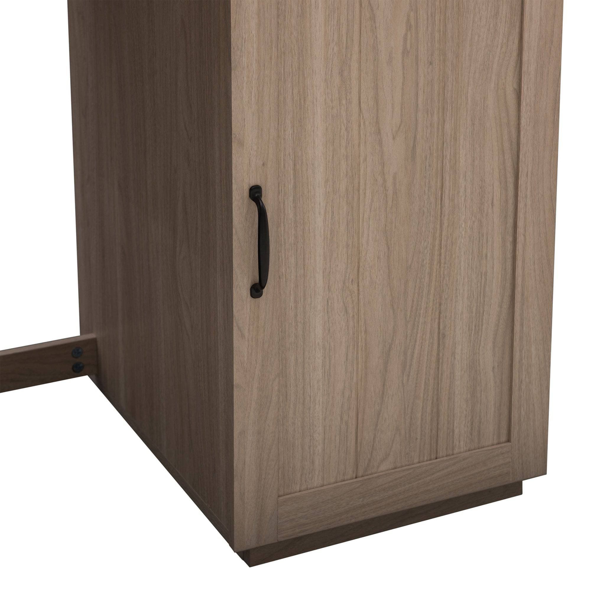 SUNJOY 47" Farmhouse Design Computer Desk with Cabinet.