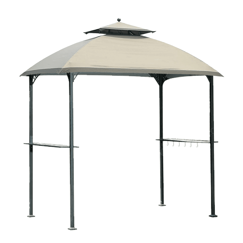 SUNJOY Brown Replacement Canopy for 8x5 Windsor Grill Gazebo L-GG054PST Sold At Big Lots.