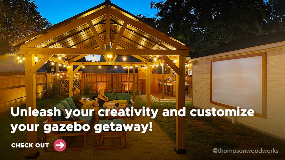 Unleash Your Creativity and Customize Your Gazebo Getaway |  sunjoygroup