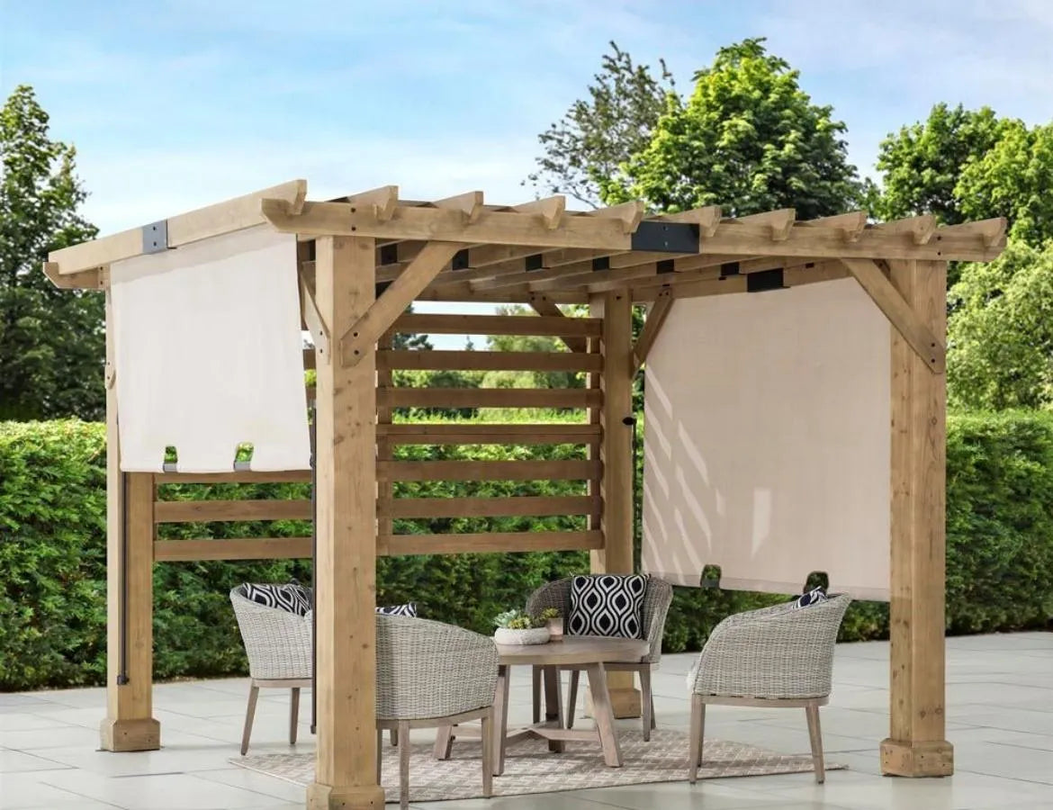 How to Maintain a Cedar Backyard Pergola to Prevent Rot? | SUNJOY