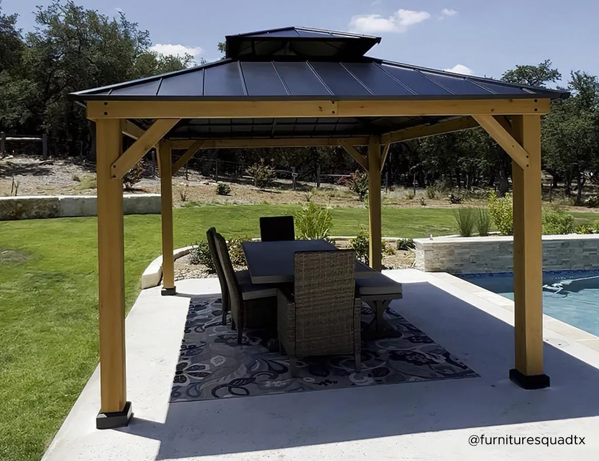 How to Secure a Backyard Gazebo Against High Winds? | SUNJOY