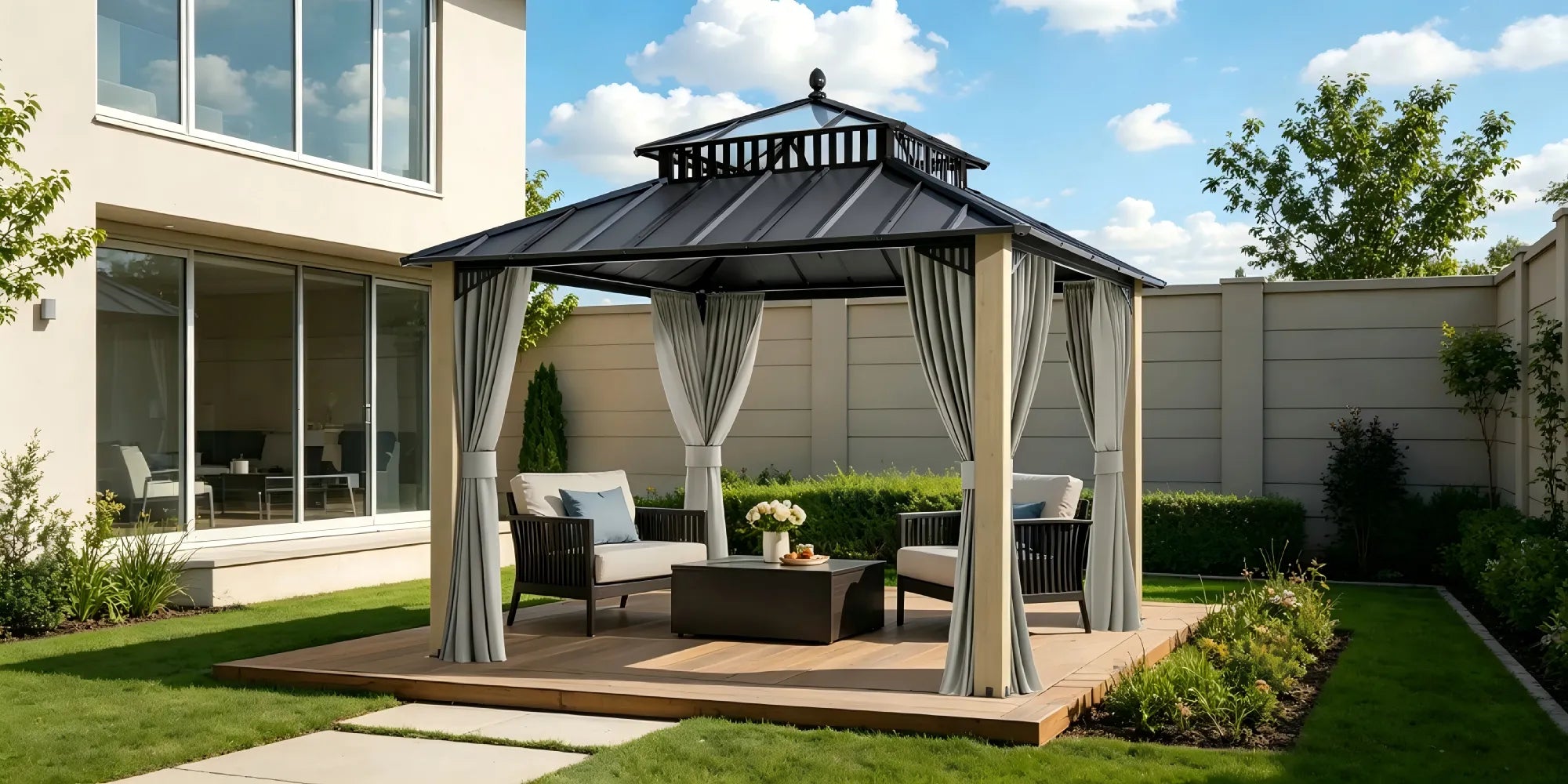 What Makes a Gazebo Weather-Resistant? Materials, Design Features, and Waterproofing Tips