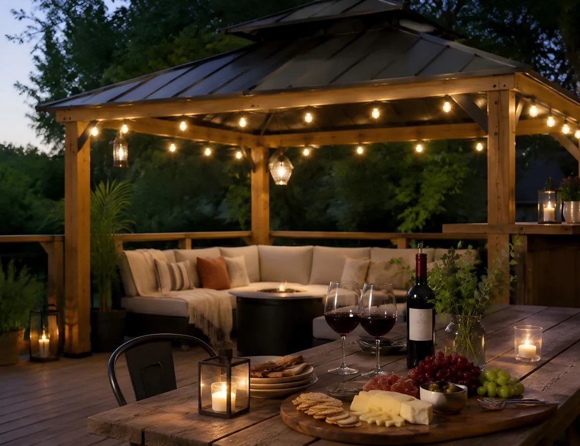 Wine & Cheese Night: Style a Cozy Backyard Tasting Setup