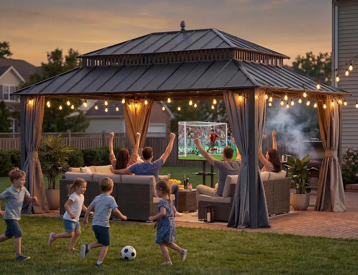 8 Best Hardtop Gazebos for Backyard Patios from SUNJOY (2026)