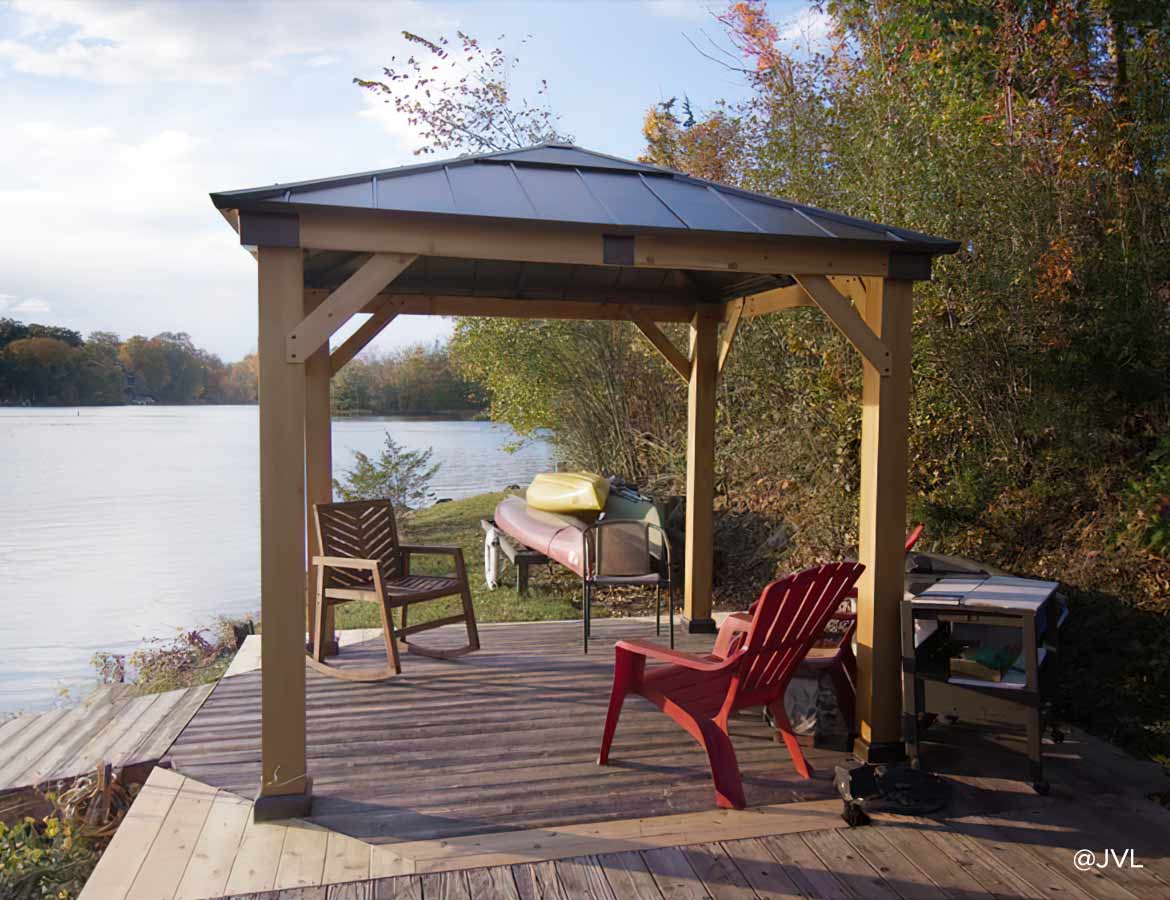 A Gazebo Sited to Command a Fine View