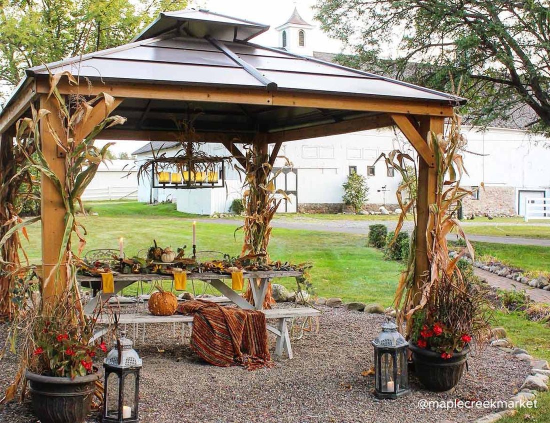 Install a Gazebo on a Sloped Yard