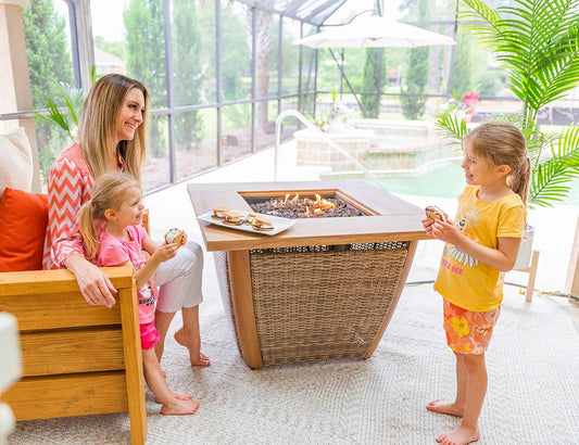 Propane Fire Pit Table