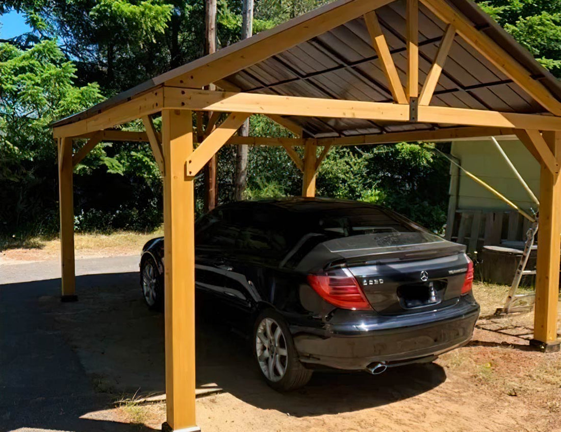 Wood Carport Gazebo Kits