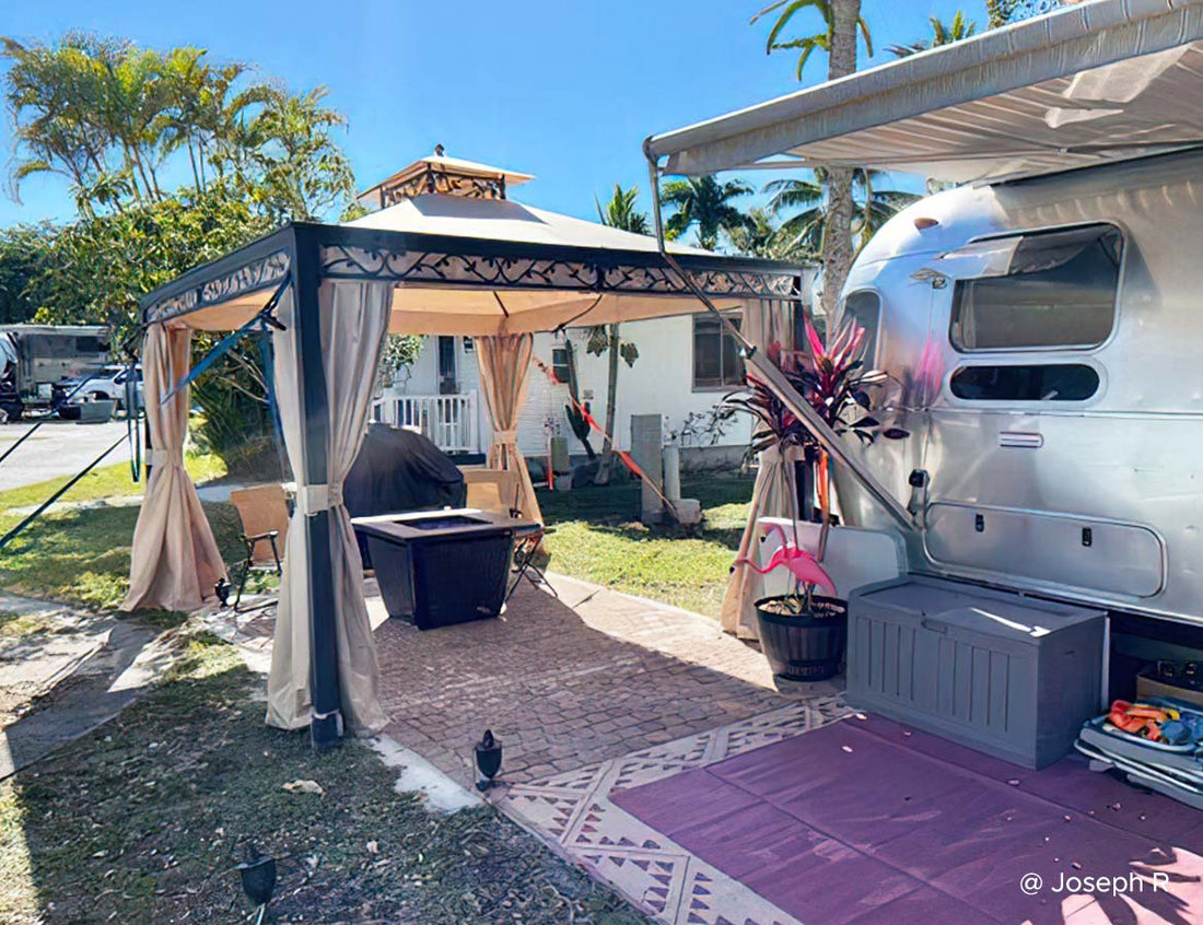 11x13 Metal Gazebo with Aluminum Frame 