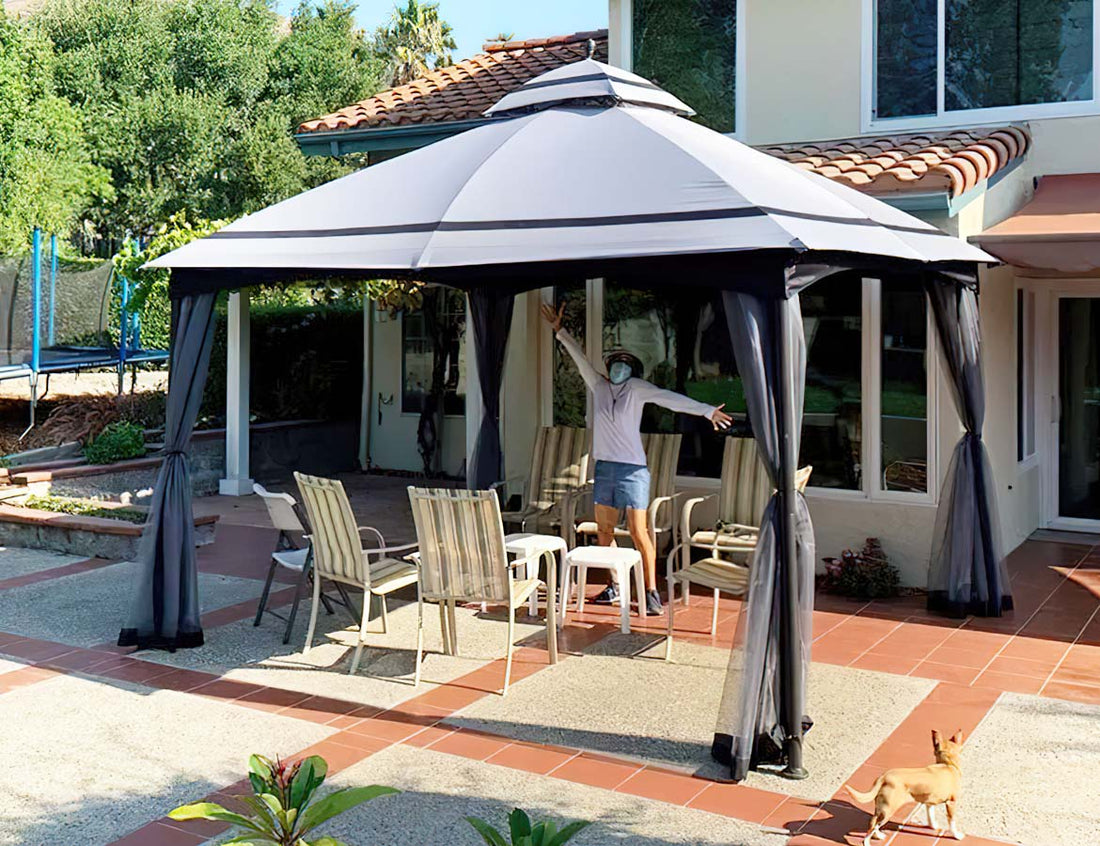 Small Size, Big Impact: SUNJOY’s Compact Gazebos for Decks and Patios