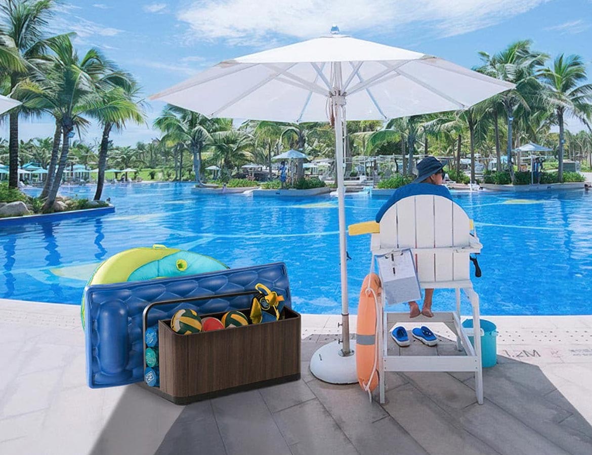 Pool Organization Essentials | Best Float Storage and Trays by Sunjoy ...