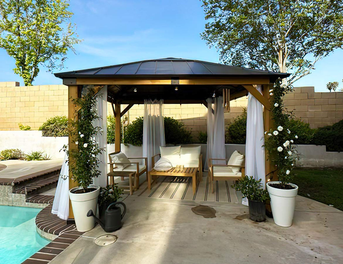 Poolside Hard Top Gazebo