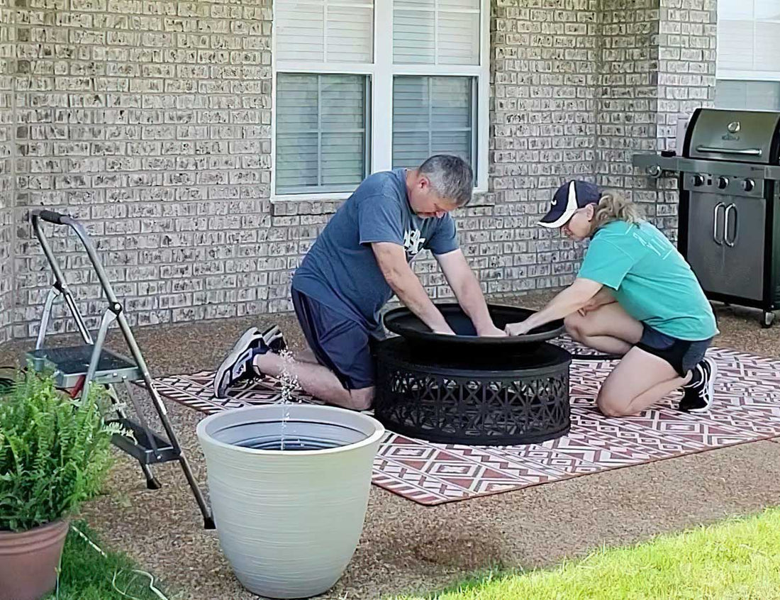 clan a fire pit after use