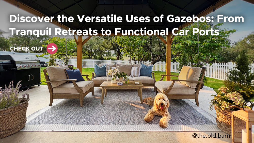 Discover the Versatile Uses of Gazebos: From Tranquil Retreats to Functional Car Ports |  sunjoygroup