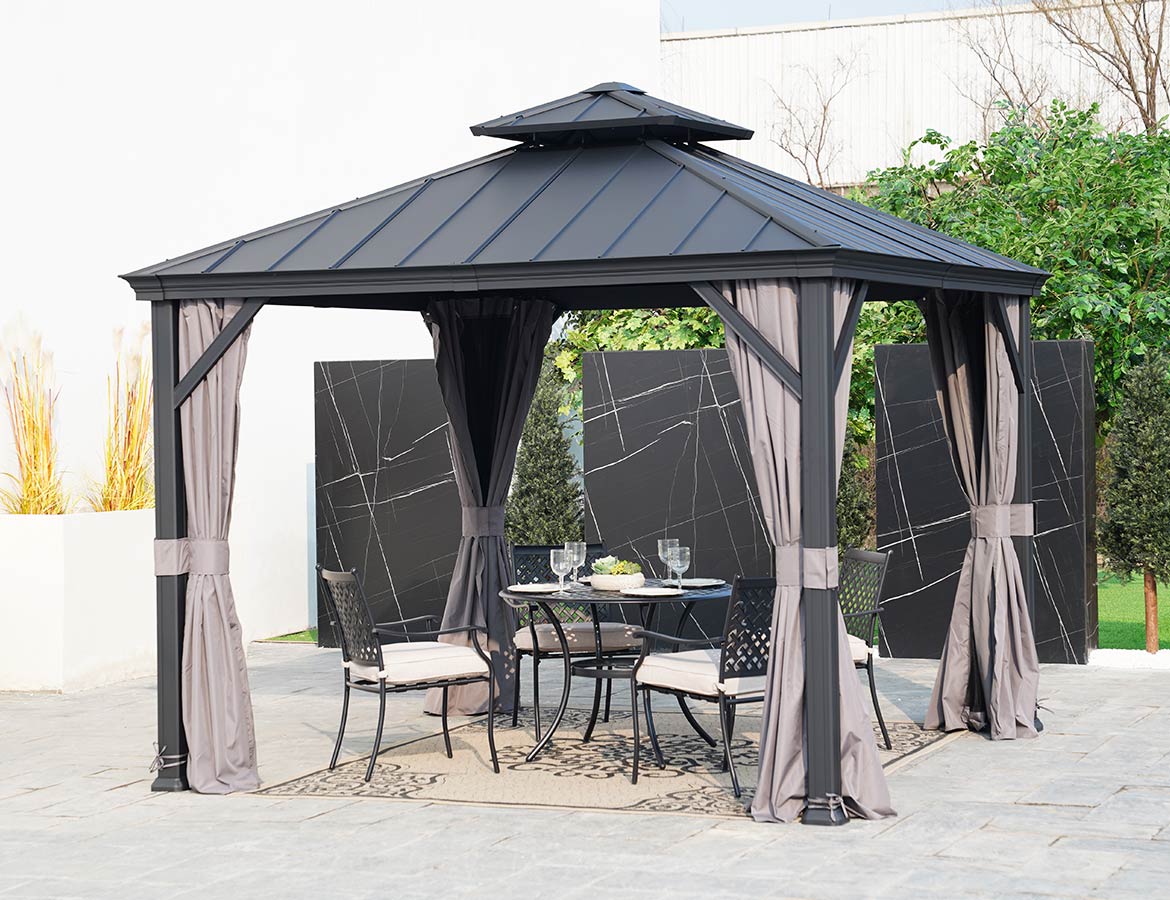 What Size Gazebo Is Best for a 10x10 Patio?