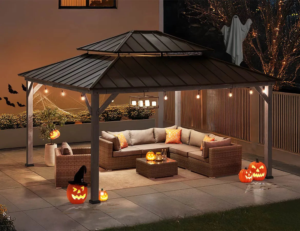 Why Gazebos Make Halloween Safer, Cozier, and More Stylish