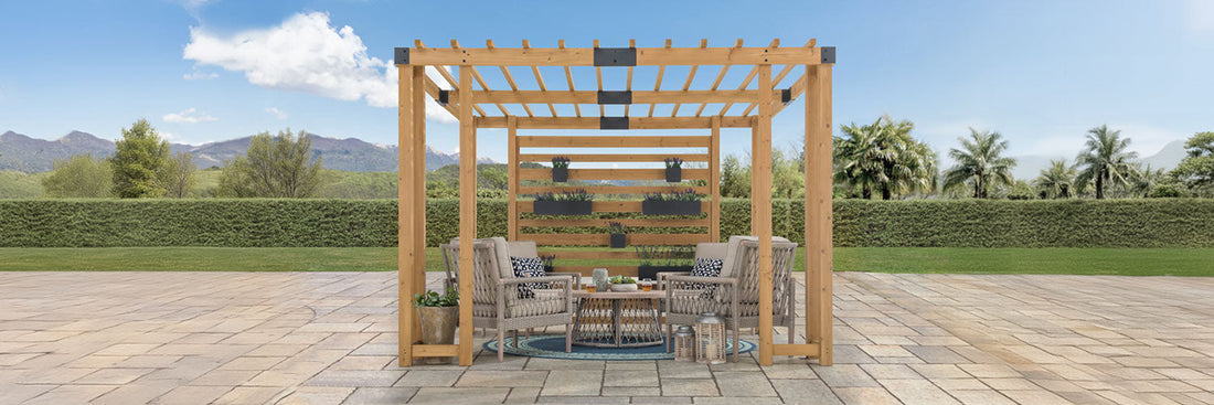 SUNJOY Wooden Pergolas for Sale: Perfect DIY & Outdoor Decking Pergolas