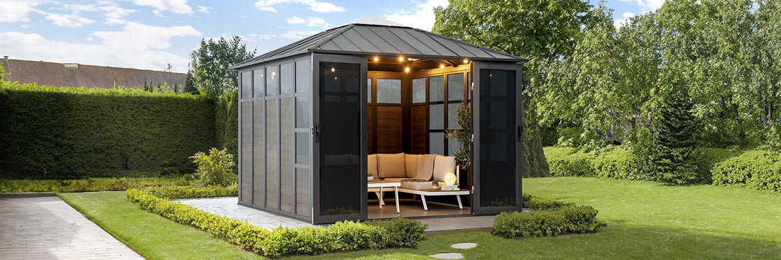 SUNJOY Outdoor Storage Sheds and Lifetime Garden Shed Kits for Sale