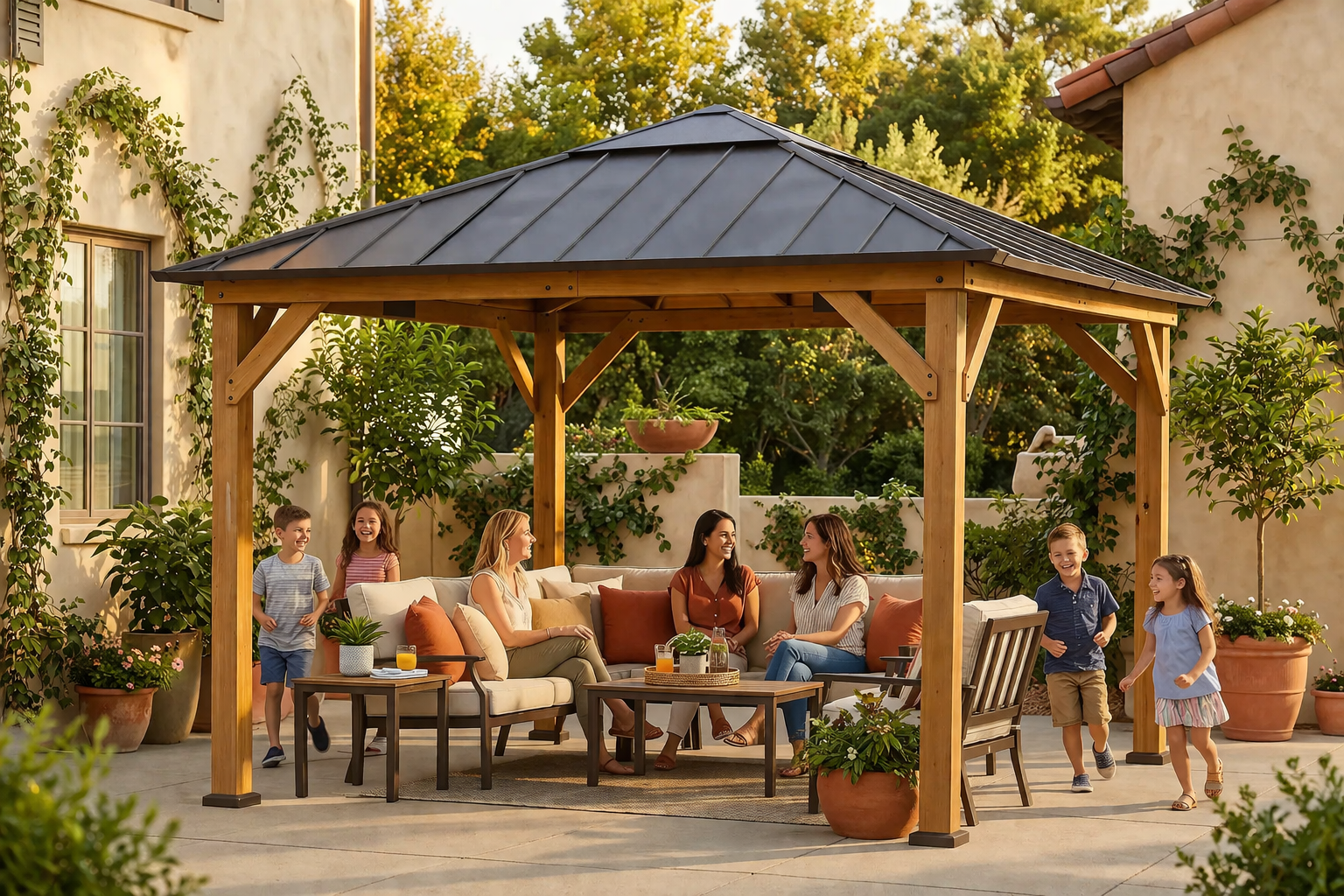 Wood Hardtop Gazebos