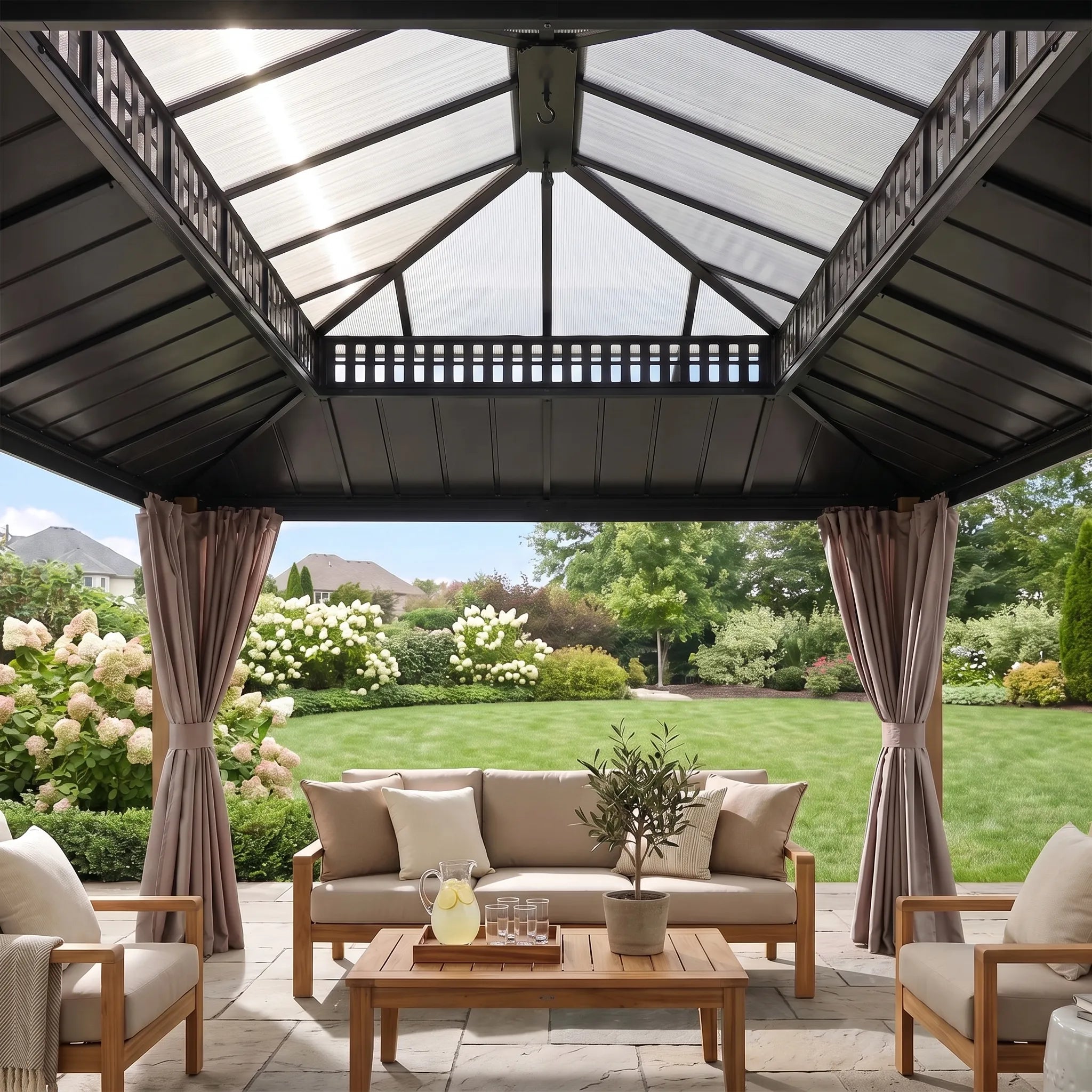 Kingston Horizon PC-Vent Cedar Gazebo, 12x16